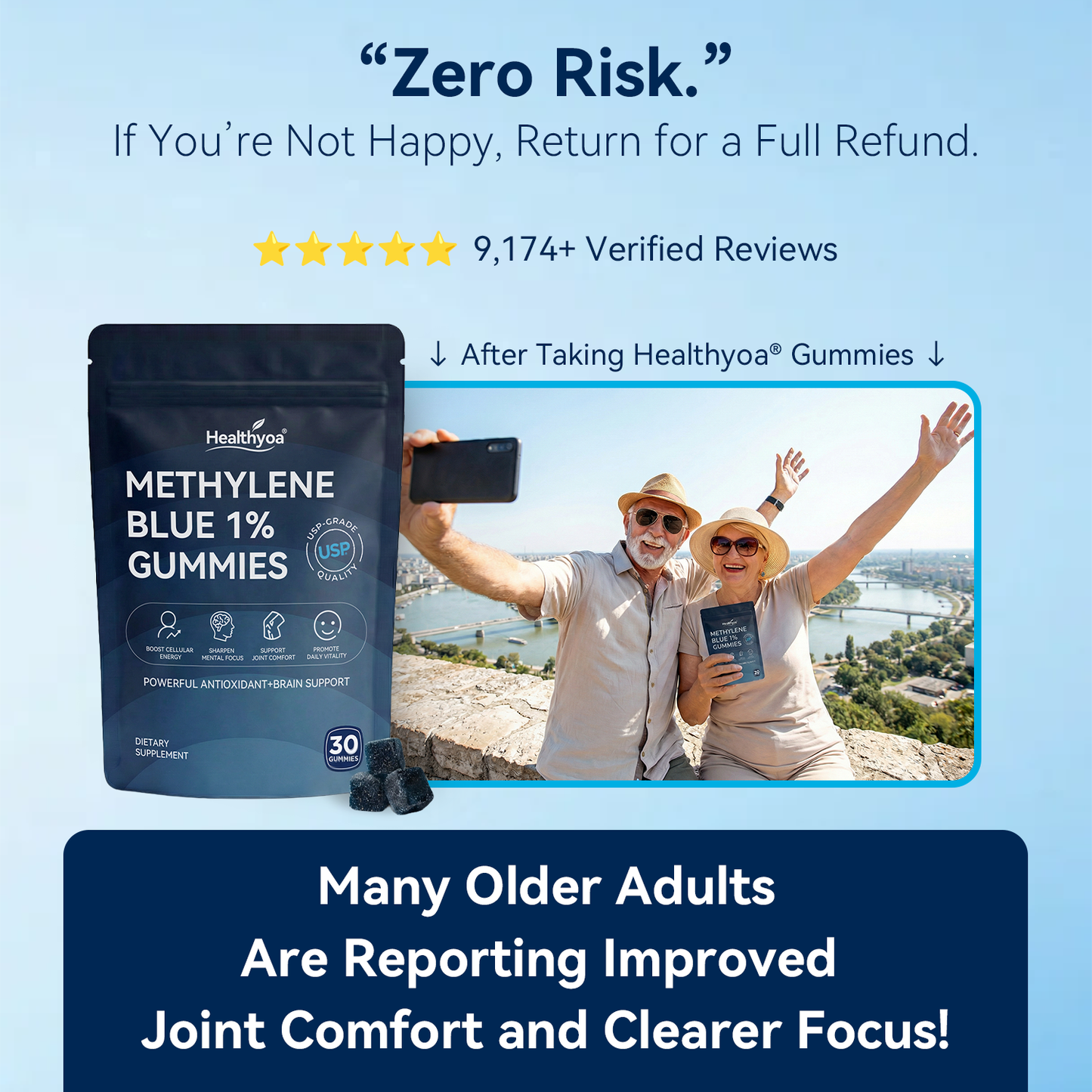 Methylene Blue Gummies.Move Easier. Feel Lighter. Live Freer