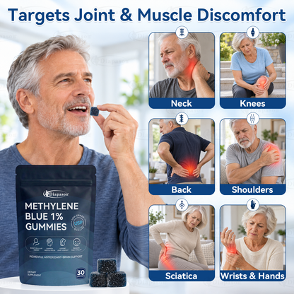 Methylene Blue Gummies.Support Arthritis.MS.Stroke.Neuropathy.Gout.Move Easier. Feel Lighter. Live Freer✅️Sugar-free💎-Save 40%Today