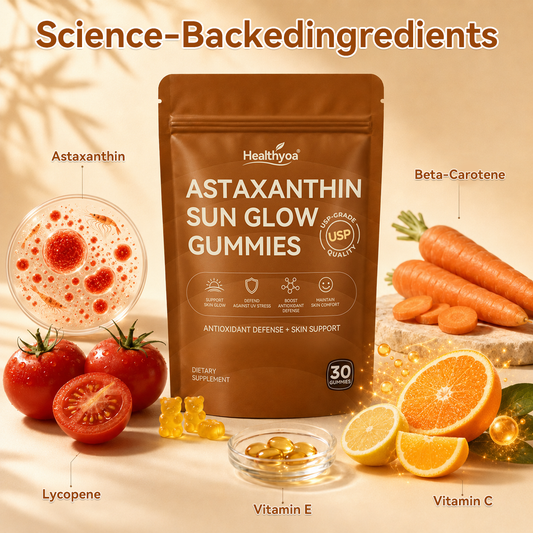 ✨ Astaxanthin Sun Glow Gummies | Effortless Summer Radiance .No sun, No effort✨TikTok Official Brand Exclusive Offer