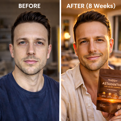 Astaxanthin Sun Glow Gummies, Sun-Kissed Glow, No Sunburn Required