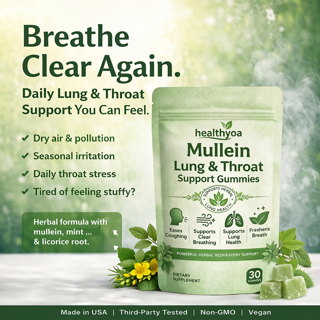 Mullein Lung & Throat Support Gummies