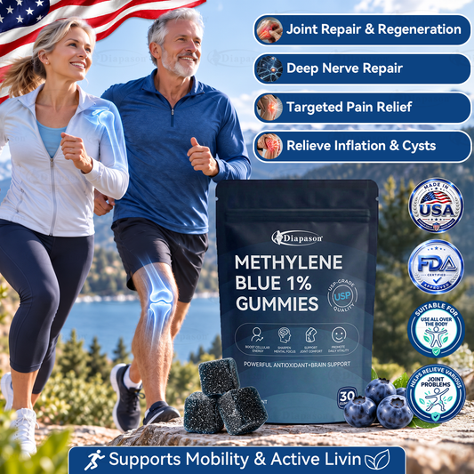 Methylene Blue Gummies.Support Arthritis.MS.Stroke.Neuropathy.Gout.Move Easier. Feel Lighter. Live Freer✅️Sugar-free💎-Save 40%Today
