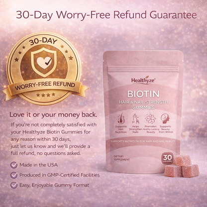 Biotin Hair & Nail Strength Gummies